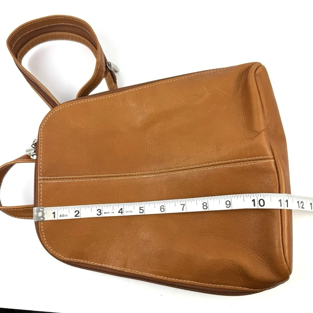 Colombian Convertible Backpack British Tan Leather Small Sling Chic Brand New